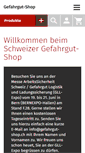 Mobile Screenshot of gefahrgut-shop.ch